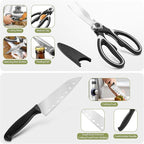 Onlyfire Portable Camping Kitchen Utensil Set, 16 Piece Cookware Kit, Outdoor Cooking and Grilling Utensil Organizer Travel Set Perfect for Travel, Picnic, RV, Camping, Hiking, BBQ, Party, CT606