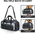 MIER Large Gym Bag for Men Sports Duffle Bag with Shoe Compartment 60L Lightweight Duffel Bags for Workout Fitness Travel