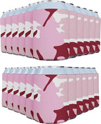 PartyPrints 25 Pack Camo Pink Blank Can Cooler Sleeves, Customizable Bulk Insulated Foam for Beer, Collapsible Plain Drink Holder, Cold Soda Insulator, 12oz Regular, 16oz Tall Cans