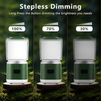 Small Camping Lantern 2000LM, Portable Rechargeable Camping Lights for Kids Adult Camping up to 20Hours, Emergency Lights for Power Outages, Dimmable, Waterproof, Camping or Hurricane Essentials