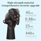 Telescoping Portable Sturdy and Lightweight Stool, Retractable Collapsible Camping Car for Travel Picnic Fishing Hiking Museums Shows Capacity 440Ib (Only Stool)