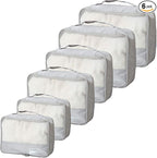 Packing Cubes Set Travel Luggage Organizers Suitcase Lightweight Accessories