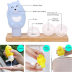 Cute Silicone Travel Size Bottles Set for Toiletries, BPA Free, Leak Proof Squeezable Travel Containers With Built-in Labels, TSA Approved Refillable Travel Essentials Accessories (4pcs)