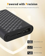 Wulcea 6000mAh Portable Power Bank - 5V/2A USB Charger for Heated Clothing, Jackets, Vests, Scarves, Hats & Blankets - Rechargeable Battery Pack for Camping, Outdoor Gear & Winter Accessories