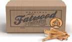 Fatwood Fire Starter Sticks 25lb Box - Indoor or Outdoor All Natural Pine Fire Starters for Campfires, Fireplace, Firepit, Wood Stove, or BBQ Grill - Kindling Wood Firewood Lighter by Pure Garden