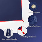 Frelaxy Tent Footprint, Waterproof Camping Tarp, Durable Tent Floor to Elevate Your Camping, Hiking, Backpacking, Hammock, Beach Experience