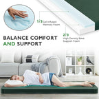 Sleeping Pad for Adults, Comfortable Thick Floor Sleeping Mats for Car Truck Tent with Removable Travel Bag