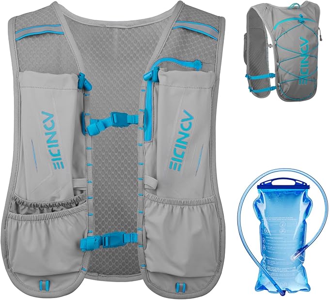 TRIWONDER Hydration Running Vest 5L Lightweight Water Pack for Men Women Hydration Backpack for Trail Race, Hiking, Cycling, Climbing, Camping, Jogging, Marathon