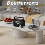 200W Portable Power Station (400W Peak), mormluck 118Wh Solar Generators with 110V/200W AC Outlet（NO SOLAR PANEL）, 32000mAh Lithium Battery for Home Backup, Outdoor Adventures, and RV Emergencies