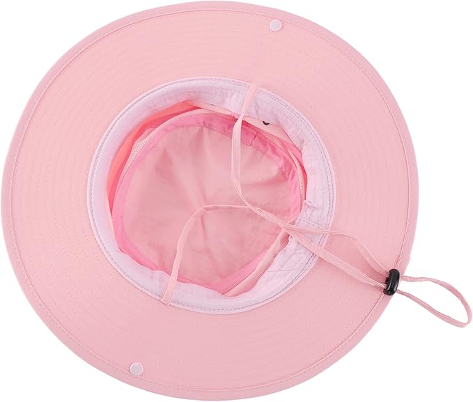 Connectyle Wide Brim Sun Hat for Men Breathable Cowboy Boonie Hat UPF 50+ Sun Protection Bucket Hat for Fishing Hiking