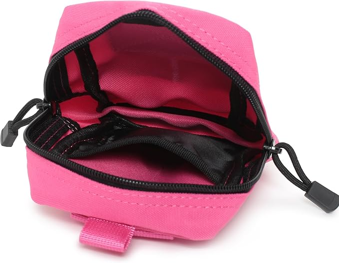 2 Pack Molle Pouches - Tactical Compact Water-Resistant EDC Pouch