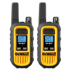 DEWALT FRS Walkie Talkies Long Range 2 Way Radio, 1 Watt, Waterproof & Rechargeable, 6 Pack with Gang Charger, DXFRS300-BCH6