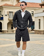 SEGANUP Men's Lightweight Windbreaker Jacket Outdoor Workout Windproof Dustproof Jacket Golf Hiking Wind Breaker with Pockets