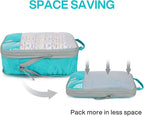 BAGSMART 6 Set /4 Set/2 Set Compression Packing Cubes for Travel, Lightweight Luggage Organizer Bags, Durable Space Saver Bags Travel Essentials