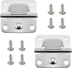 Cooler Stainless Steel Hinges for Coleman Camping Coolers 5235 6262 6270, Cooler Stainless Steel Hinges with Screws Set