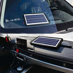 MEGSUN 12 Volt 10W Solar Car Battery Maintainer Trickle Chargers Kits, Portable Waterproof Solar Panel Charging Kit for Car, Boats, RV, Trailer, Camper, Automotive, Motorcycle, Snowmobile. (10W)