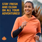 Inspire Trail Wipes | Camping Wipes Body Wipes Adults | Biodegradable Wipes For Camping, Travel, Gym With Aloe And Vitamin E | No Rinse Bathing Shower Wipes Women Or Men