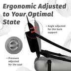 Inflatable SUP Seat with Backrest - Premium Paddle Board Chair for Surfboard, Kayak & Boat, Comfortable Blow Up Seat for Adults & Kids, Lightweight SUP Accessories for Versatile Use