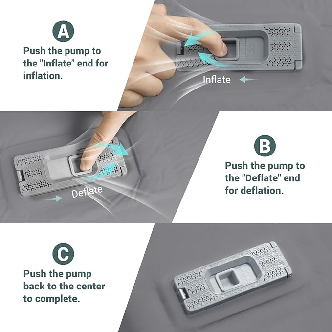 Elegear Self Inflating Sleeping Pad, Built-in Electric Pump 3.1" Ultra-Thick Memory Foam Camping Mattress with Pillow Foam Sleeping Pad for Camping R-Value 9.5 Foam Camping Pad for Car/Traveling