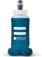 Soft Flask - Shrink As You Drink Soft Water Bottle for Hydration Pack - Folding Water Bottle Ideal for Running, Hiking, Cycling, Climbing & Rigorous Activity