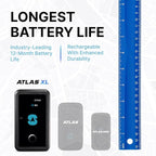 Spy Tec Atlas XL GPS Tracker | 12-Month Battery for Long-Term Tracking, Hidden Weatherproof GPS Tracker for Vehicles, Cars, Trailers, RV, Boats | Asset Tracking | Starter Kit with 1st Month Included