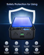 Portable Charger 60000mAh Power Bank - 22.5W Fast Charging External Battery Pack, LED Display USB C Portable Cell Phone Charger for iPhone 15/14/13 Pro, Android, Samsung Galaxy, Etc