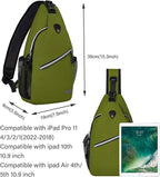 MOSISO Sling Backpack, Multipurpose Crossbody Shoulder Bag Travel Hiking Daypack