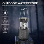 2 Pack Camping Lantern 5000mAh Solar Hand Crank Telescopic LED Flashlight USB Charger for Power Outages ,Portable Rechargeable Battery Powered Operated Lanterns Lamp, Camping Gear Accessories