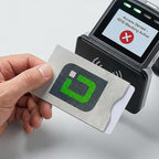 RFID Blocking Credit Card Sleeve Protectors – USA Made Slim Wallet Inserts for Credit Cards, Debit Cards & ID Protection (16, Green Logo -16 Pack)