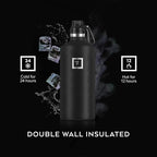 IRON °FLASK Camping & Hiking Hydration Canteens - 3 Lids (Narrow Spout Lid) Leak Proof Vacuum Insulated Stainless Steel - Hot & Cold Double Walled Sports Water Bottle - Bubble Gum, 64 Oz