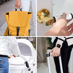 2 Pack Get Naked Plain Bathroom Decor Luggage Handle Wraps Suitcase Tags Identifiers for Travel Accessories