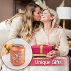 Sunflower Solar Lanterns Outdoor Waterproof Hanging Solar Lights Sunflower Gifts for Women Men Mom Metal Decorative LED Outdoor Lanterns for Patio,Lawn,Landscape, Garden Decor, Yard Decoration