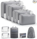 11 Set Packing Cubes for Travel, Gifts for Women Mom,Anti-Tearing Suitcase Organizer,OlarHike Vacation Essentials & Accessories for Cruise Ship