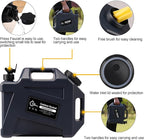 3.2 Gallon/5 Gallon Water Containers with Spigot, BPA Free Water Jug, Military Green Water Tank, Multifunction Water Storage Containers for Camping Outdoor Hiking,Emergency Stroage