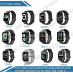 VeryFit Smartwatch Charger, Fit for ID208, GTX20, IDW13/15/16/17, IDW19/20/25/26/28 and More, Replacement Magnetic USB Cable for Fast and Easy Charging, 3.3 ft, (ID-cableX2)