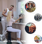 Telescopic Stool,20.4" Portable Seat, Collapsible Chair with Carabiner for Camping/Fishing/Hiking/BBQ/Music Festival - Max Capacity 770lbs