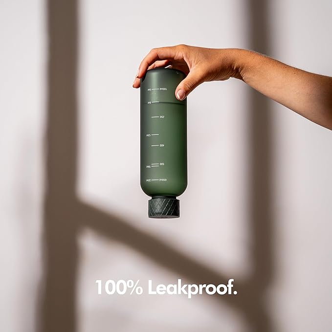 KIVY Slim Water Bottle 22oz [Lightweight & Shatterproof] - Reusable Tritan Water Bottle - Leak Proof Bottle for Women & Men - Water bottle no straw - Dishwasher Safe Water Bottle BPA Free - Blue