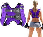 Prodigen Weighted Vest for Women and Men 8 12 16 20 25 30 Lbs with Reflective Stripe and Double Adjustable Buckle Straps Weight Vests for Strength Training, Jogging, Cardio, Weight Loss