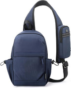 Crossbody Sling Bag Casual Shoulder Hiking Backpack with Convertible Shoulder Strap for Travel Hiking Shopping Leisure Sport