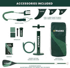 Inflatable Paddle Board for Adults with Accessories Included, Oar, Fins, Pump. Stand Up Paddleboard Great Stability and Resistance. 10’ x 33" x 5.9", Maximum Load 286 lb