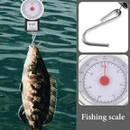 Portable Luggage Weight Scale with Fish Hook, Hanging Spring Handheld Scale 35kg Capacity for Travel and Suitcase Weighing