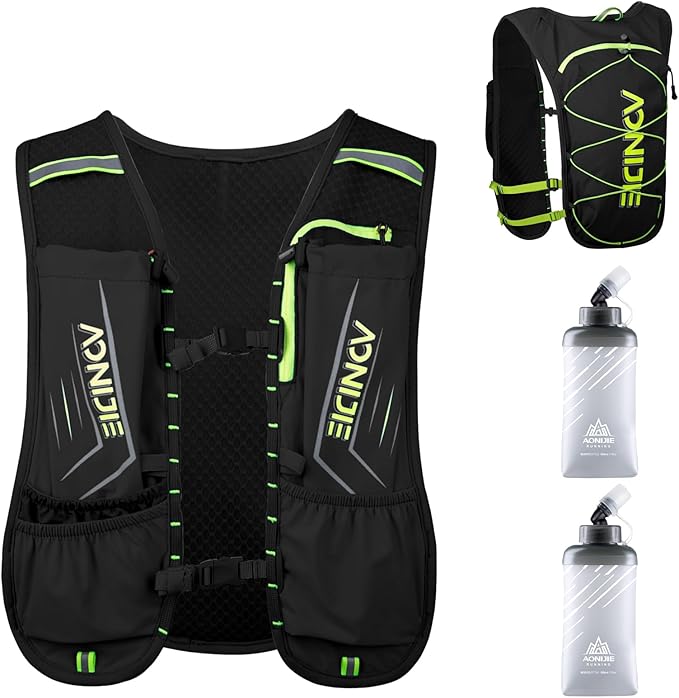 Azarxis Hydration Running Vest Backpack Pack 5L 5.5L for Women and Men Jogging Trail Race Marathon Cycling Hiking