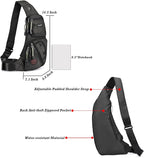 NICGID Sling Bag Chest Shoulder Backpack Crossbody Bags Casual Daypack for Men Women