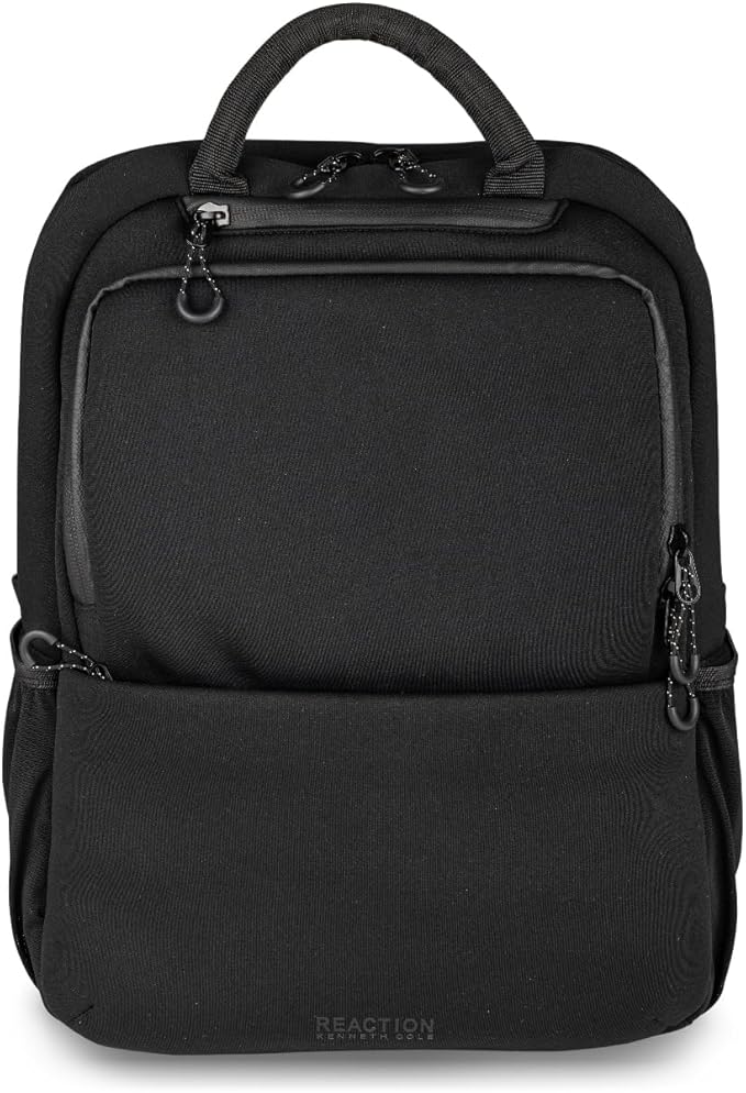 Kenneth Cole REACTION Logan Neoprene Travel 16" Laptop Backpack, Black