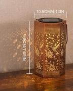 Gifts for Women Men Garden Decor Solar Lights Outdoor - Hummingbird Hanging Solar Lantern Outdoor Waterproof Outdoor Decoration for Outside, Yard, Lawn