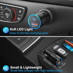USB C Car Charger 5 Pack, Bangfun 36W Dual 12V USB C & USB A Car Charger Adapter QC+PD 3.0 Fast Charging Cigarette Lighter for iPhone 15 14 13 12 11 Pro Max,Samsung S24 S23 S22,Google Pixel, Android