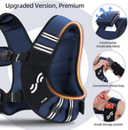 Sportneer Weighted Vest for Women Men: 8lbs/12lbs/15lbs/20lbs/25lbs Weight Vest with Detachable Phone Pouch Rucking Vest for Women Walking Strength Training Muscle Building Weight Loss