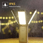 KLARUS CL2 Rechargeable Camping Lantern, 750LM 7 Light Modes Waterproof Foldable Tent Light with Power Supply for Emergency, Camping, Beach, Travel, Power Outages