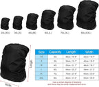 PATIKIL Waterproof Backpack Rain Cover Oxford Cloth Backpack Cover Anti-Slip Cross Buckle Straps for Hiking Camping