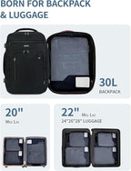 ECOHUB 4 Set /6 Set Packing Cubes for Travel Durable Suitcase Organizer Bags Set with Personalized Tag Various Sizes Travel Essentials Traveling Accessories for Luggage Machine Washable